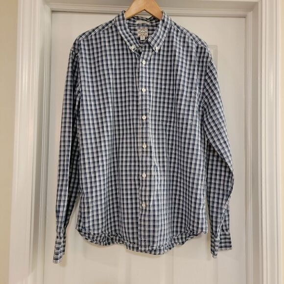 Lucky Brand California Fit Plaid Button-Down Shirt size XL - Picture 1 of 5